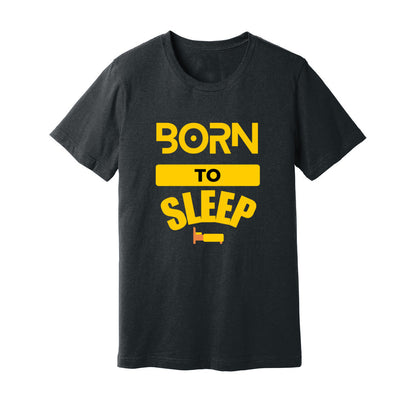 Men's Jersey Tee Shirt (Born to Sleep) - Premium design Tshirt from AA Des Gins - Just $13.72! Shop now at AA Des Gins