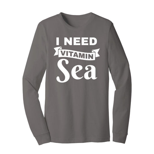 Unisex Jersey Long Sleeve Tshirt (Vitamin Sea T-shirt) - Premium design Tshirt from AA Des Gins - Just $21! Shop now at AA Des Gins