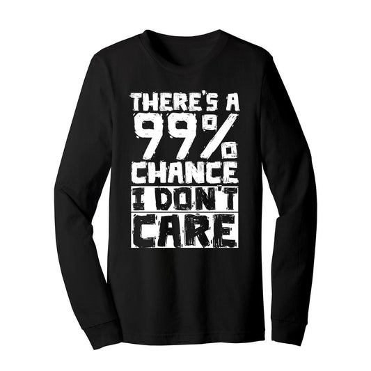 Unisex Jersey Long Sleeve Tshirt (Dont care T-shirt) - Premium design Tshirt from AA Des Gins - Just $21.50! Shop now at AA Des Gins