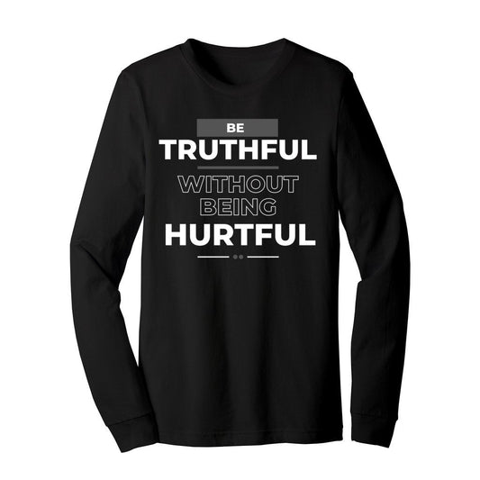 Unisex Jersey Long Sleeve Tshirt (Be Truthful T-shirt) - Premium design Tshirt from AA Des Gins - Just $19! Shop now at AA Des Gins